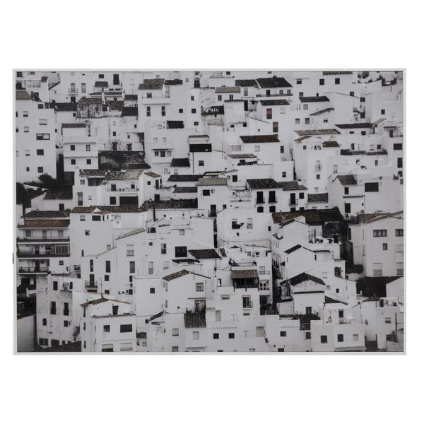Black And White City Wall Painting (65 cm)