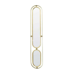 Golden Metal Wall Mirror (137 cm)