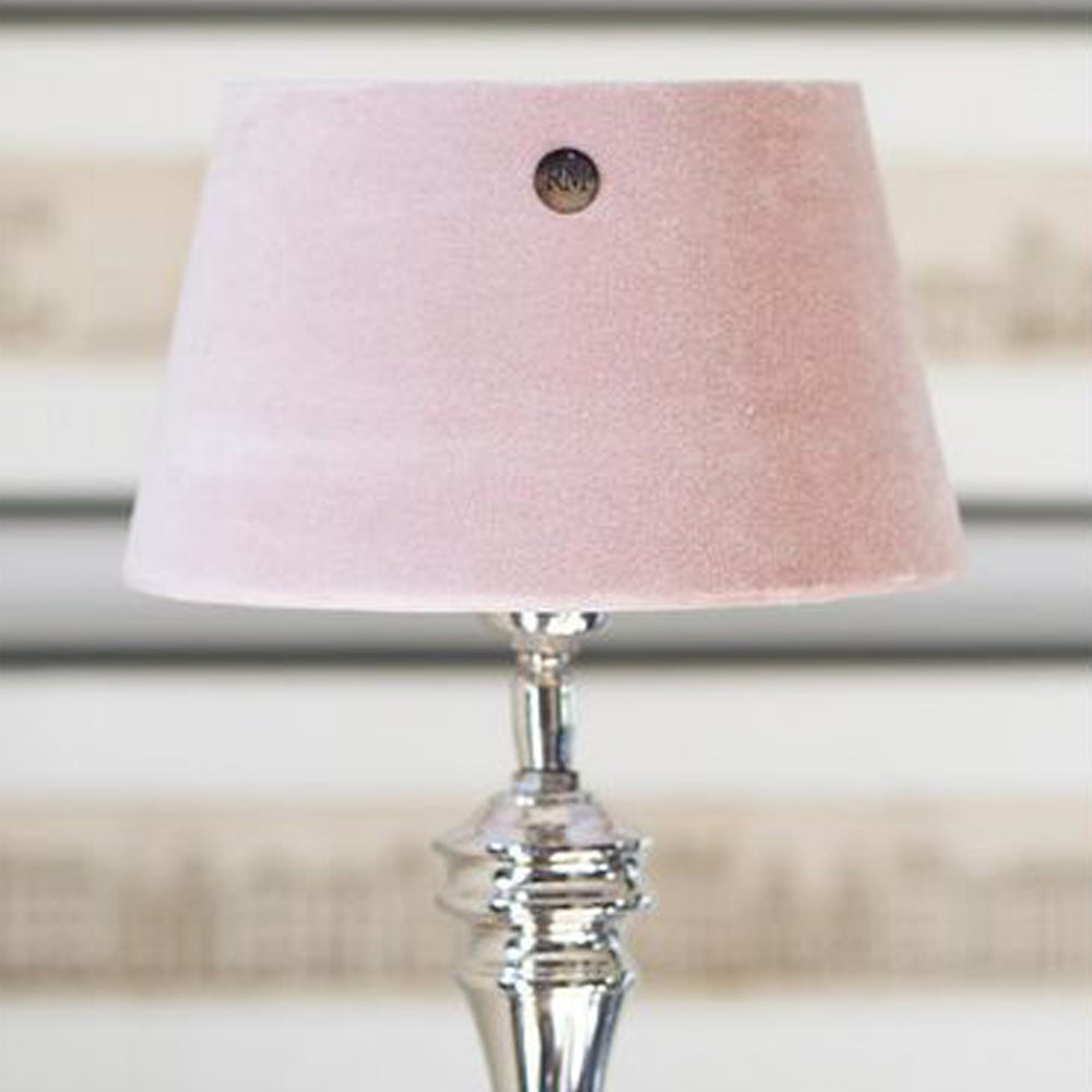 RM Pink Velvet Lampshade (20 cm)