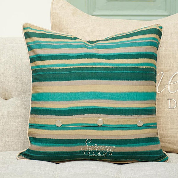 RM Serene Island Palm Tree Cushion Cover