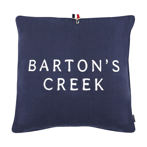 RM Barton's Creek Navy Cushion Cover
