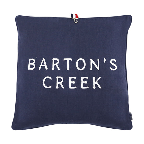 RM Barton's Creek Navy Cushion Cover
