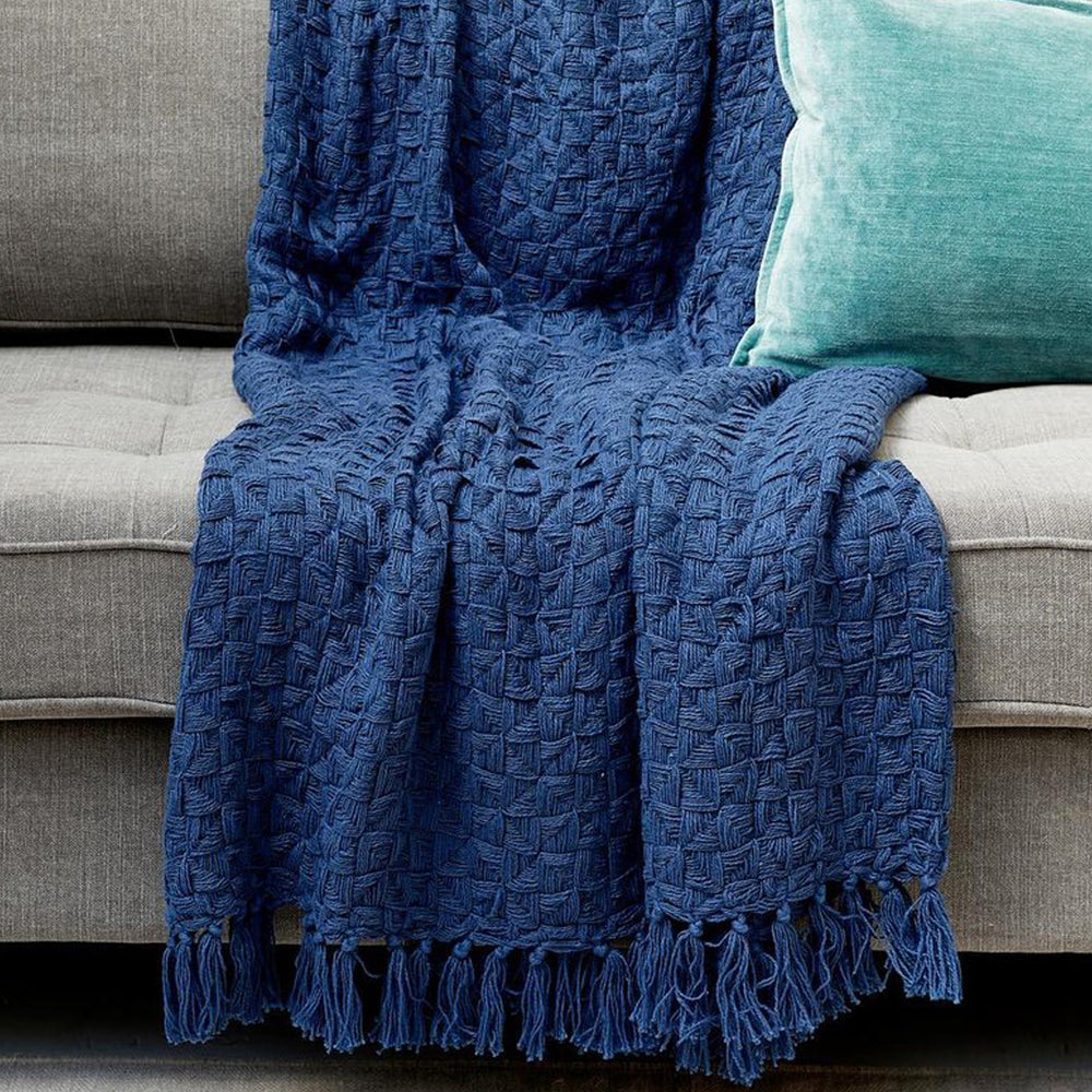 Blue RM Messina Throw