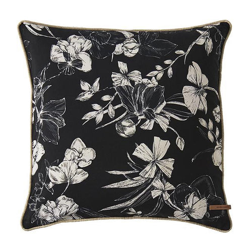 RM Cafe Floral Flower Cushion Cover (50 cm)