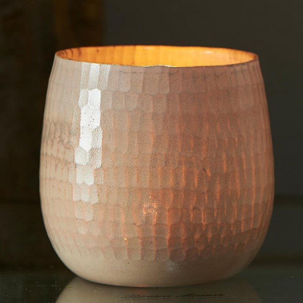 RM Atlantic votive pink h10cm