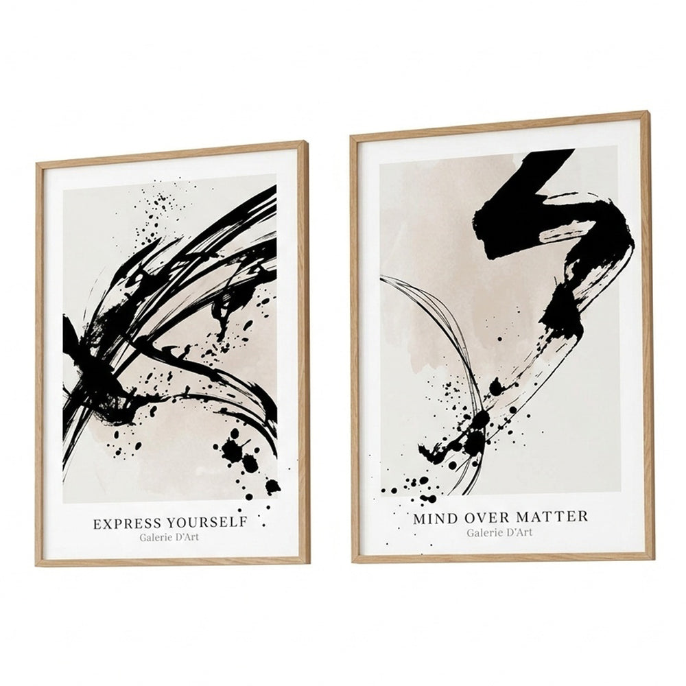 Multicolor Argeto Diptych Wall Art (48 cm)