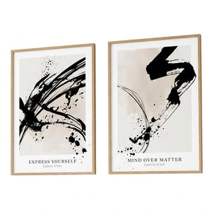 Multicolor Argeto Diptych Wall Art (48 cm)