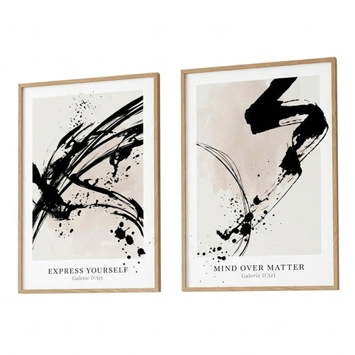 Multicolor Argeto Diptych Wall Art (48 cm)