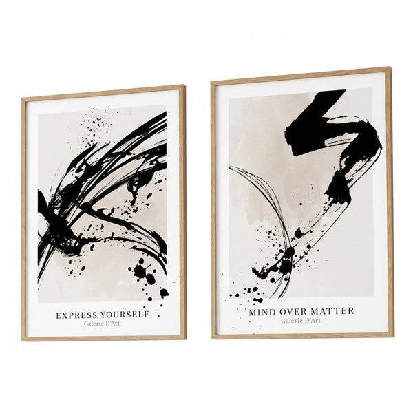 Multicolor Argeto Diptych Wall Art (48 cm)