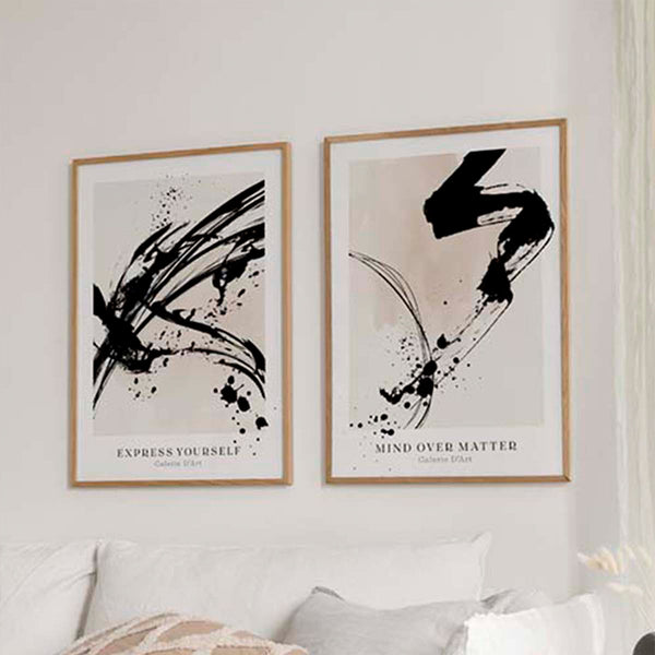 Multicolor Argeto Diptych Wall Art (48 cm)