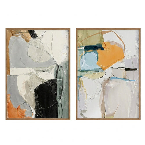 Nicosse Diptych Framed Wall Art (48 cm)