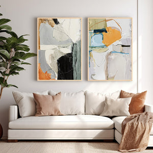 Nicosse Diptych Framed Wall Art (48 cm)