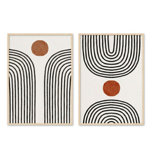 Memoz Diptych Framed Wall Art (48 cm)
