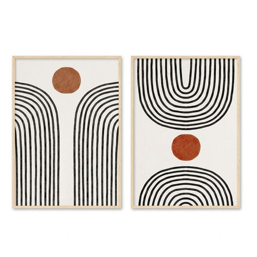 Memoz Diptych Framed Wall Art (48 cm)