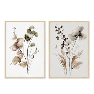 Multicolor Jackel Diptych Wall Art (48 cm)