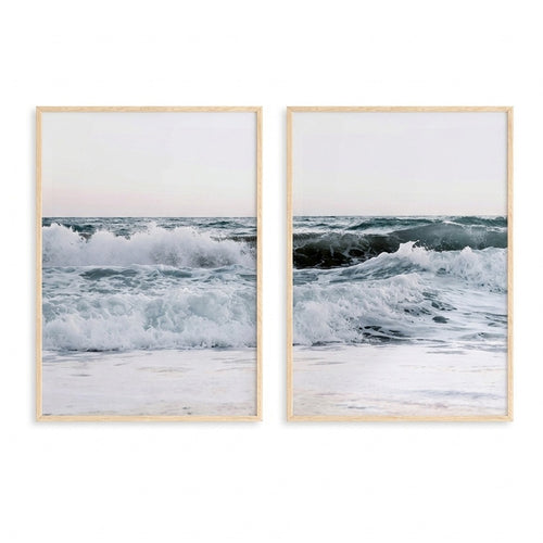 Multicolor Kaleria Diptych Wall Art (48 cm)