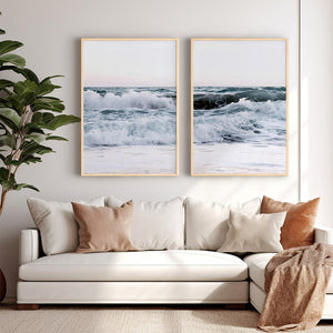 Multicolor Kaleria Diptych Wall Art (48 cm)