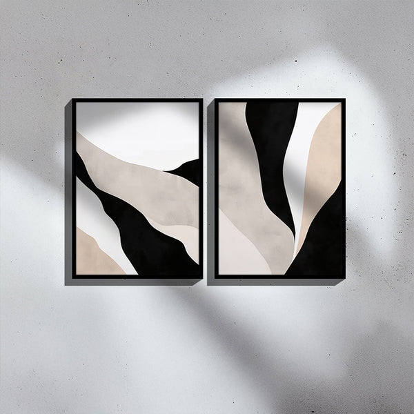 Multicolor Manua I Diptych Wall Art (48 cm)