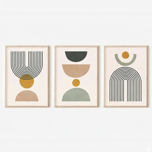 Ominel Triptych Framed Wall Art (48 cm)