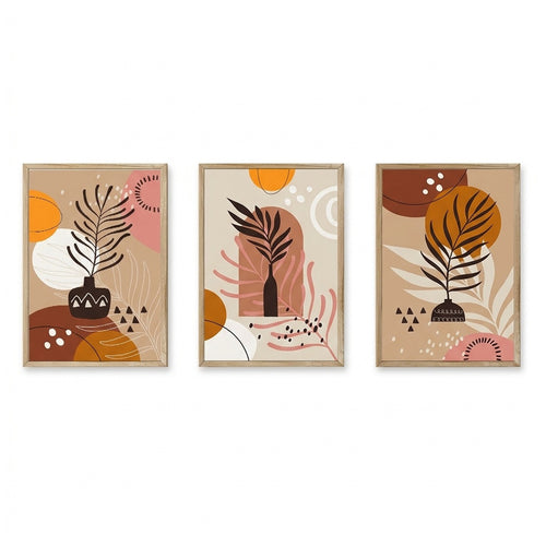Nyxen Triptych Framed Wall Art (48 cm)