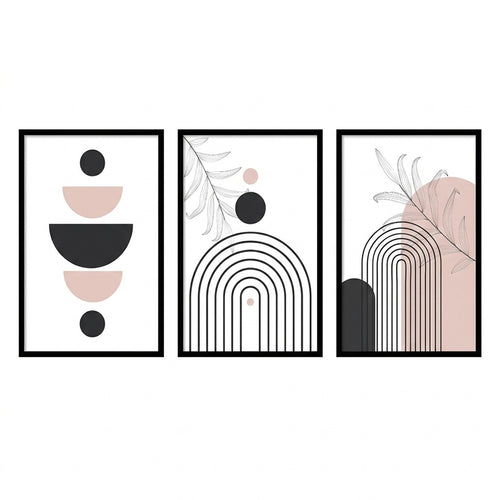 Voren Triptych Framed Wall Art with Digital Print (48 cm)