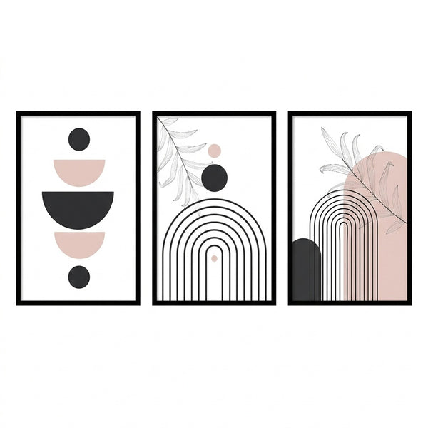 Voren Triptych Framed Wall Art with Digital Print (48 cm)