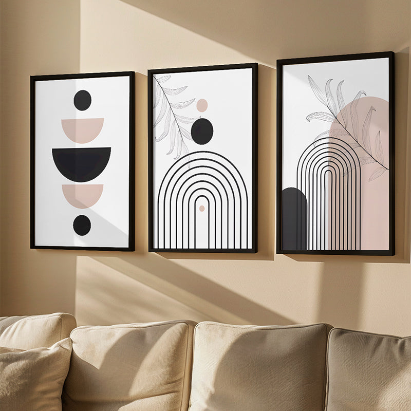 Voren Triptych Framed Wall Art with Digital Print (48 cm)