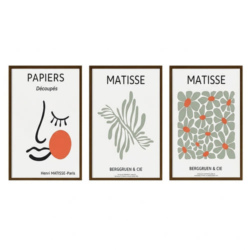 Thyris Triptych Framed Wall Art with Digital Print (48 cm)