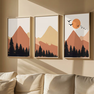 Elsyn Triptych Framed Wall Art with Digital Print (48 cm)