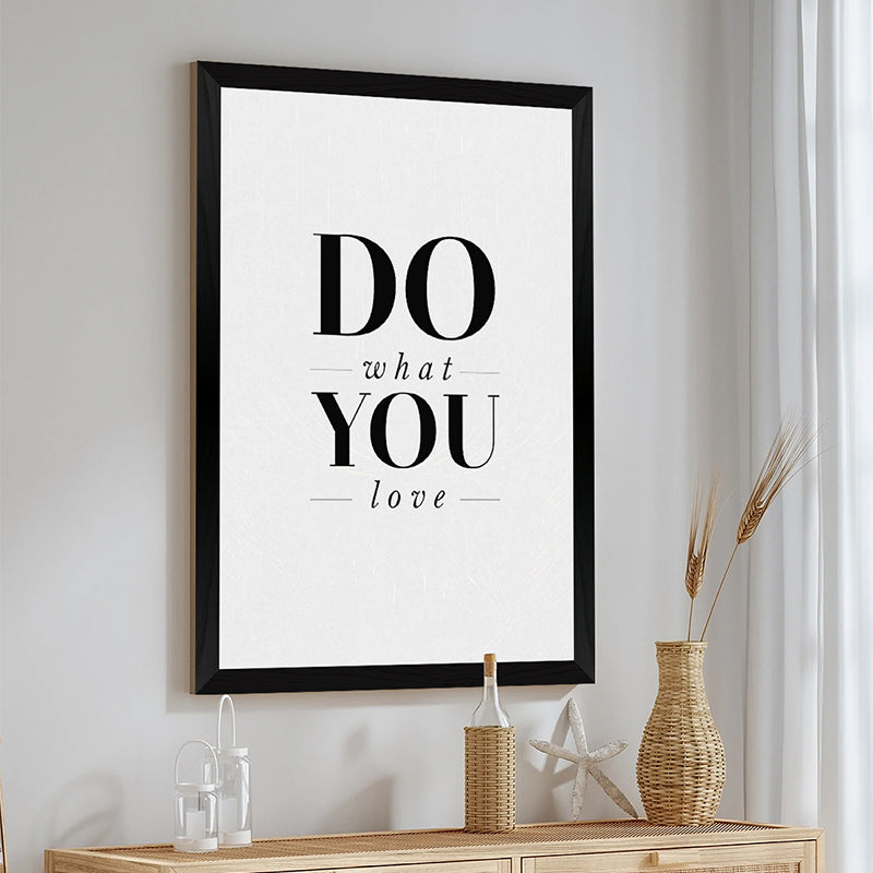 Venor Framed Wall Art with Motivation Print (48 cm)