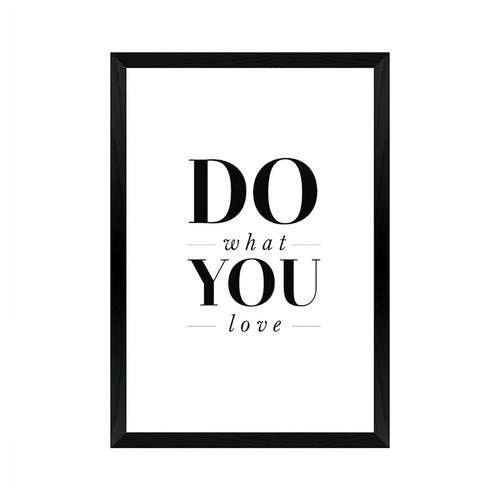 Venor Framed Wall Art with Motivation Print (48 cm)