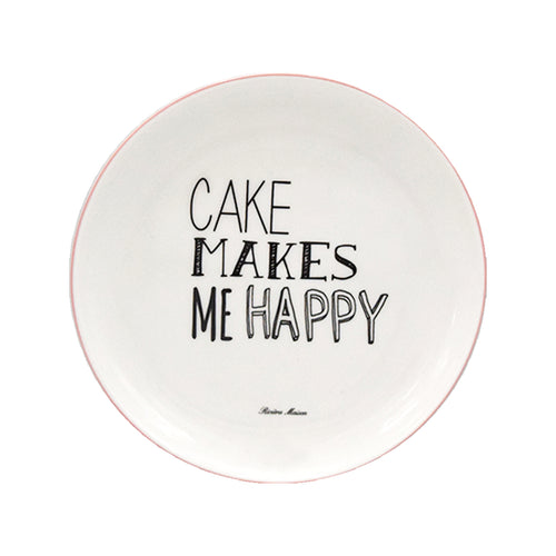 RM Cake Happy Plate (17 cm)