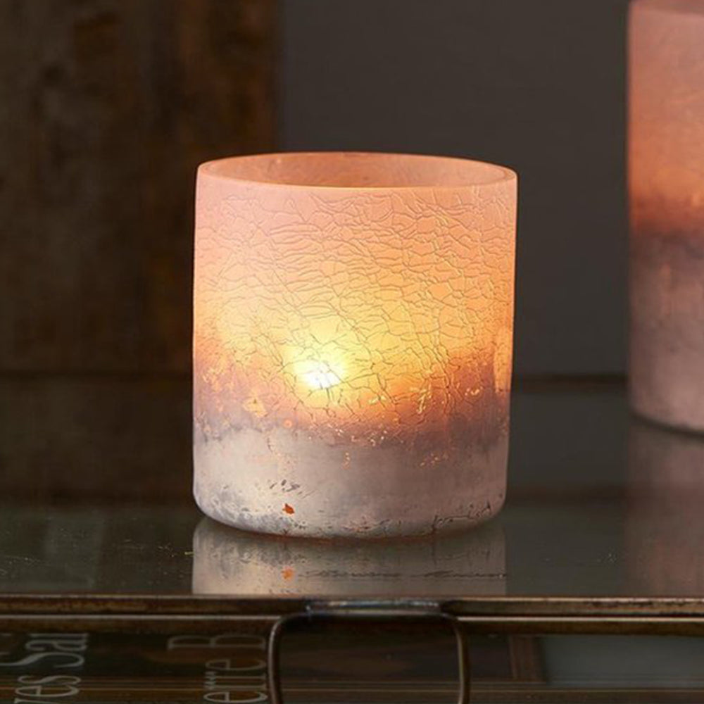 RM Coral reef votive h11cm