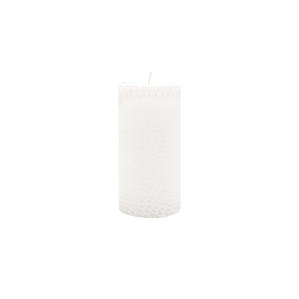 RM White Coral Reef Candle (7x15 cm)