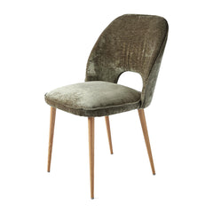 RM Victoria Olive Velvet Dining Chair (81 cm)