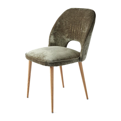 RM Victoria Olive Velvet Dining Chair (81 cm)