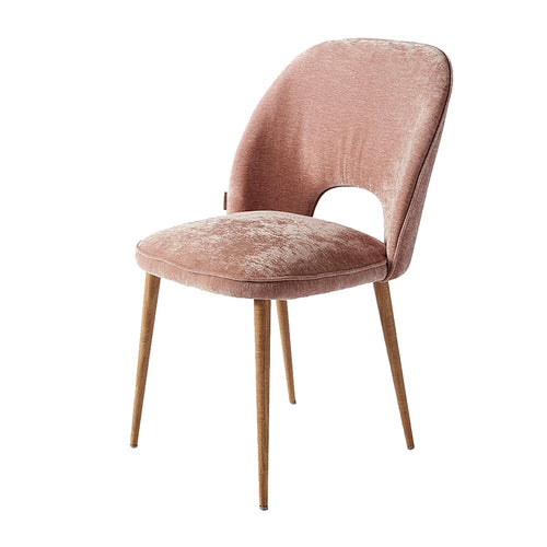 RM Victoria Pink Velvet Dining Chair (81 cm)