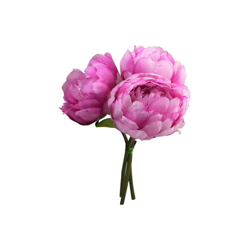 Lavender Peony 3 Flowers