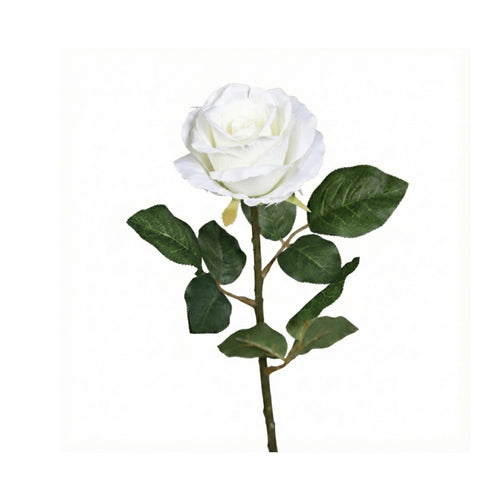 White Rose Stem (48 cm)