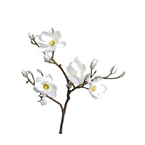 Cream Magnolia Branch (93 cm)