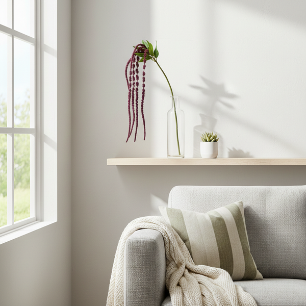 Burgundy Amaranthus Hanging Spray (122 cm)