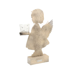 RM angel girl votive holder h34cm