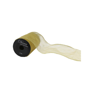 Gold Wired Ribbon (270cm)