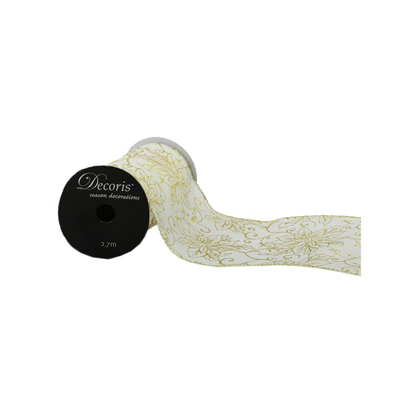 Gold Wired Ribbon (270cm)