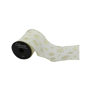 Gold Wired Ribbon (270cm)