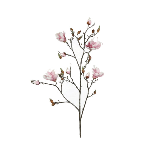 Pink Cream Magnolia Spray (110 cm)