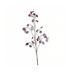 Aubergine Lunaria Twig (125 cm)