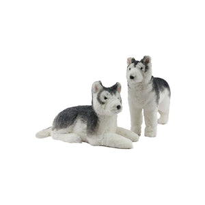 Plush Husky Figure (25cm)