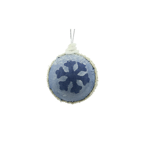 Foam Bauble - Jeans Blue (8cm)
