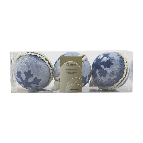 Foam Bauble - Jeans Blue (8cm)